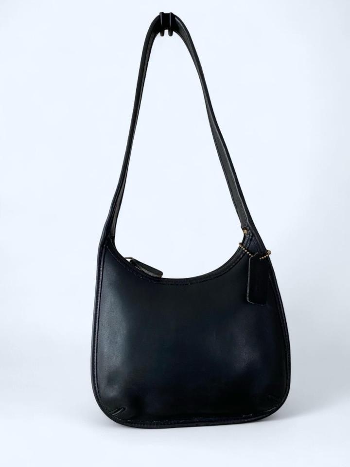 Vintage Coach Ergo Mini Zip No. 9020 Black Leather